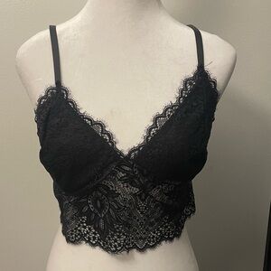 Black lace Bralette